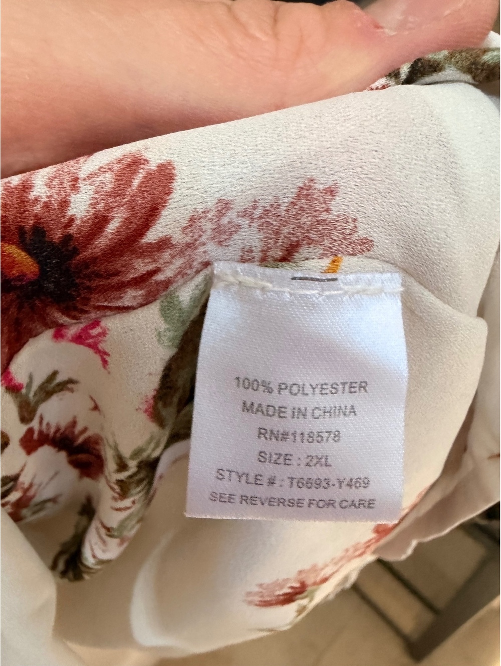 Haunte Project Floral Blouse - Picture 4 of 5